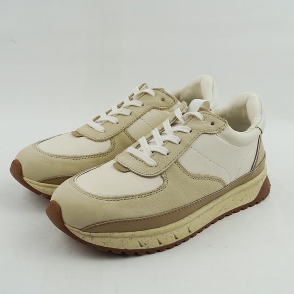 MADEWELL Size 8 Kickoff Trainer Sneakers in Antique Cream Multi $110 MB857 - Picture 6 of 9